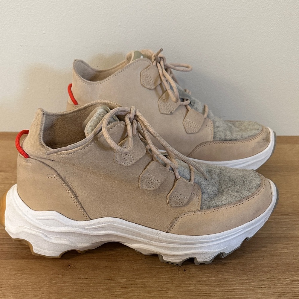 Sorel Kinetic Breakthru Caribou Waterproof Sneaker Boots
